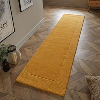 Esme Ochre Orange Wool Rug Runner