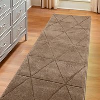 Newport Capleton Natural Plain Rug Runner