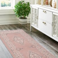 Maestro Traditional Blush Rug Runner
