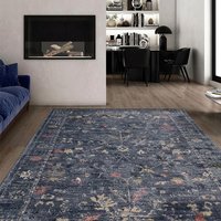 Orner Traditional Blue Rug