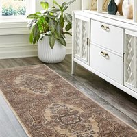 Raja Medallion Terracotta Rug Runner