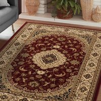 Victoria Traditional Red Rug