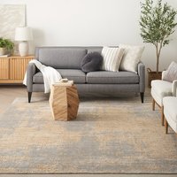 Harmony HAY05 Abstract Grey Gold Rug