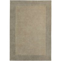 On Sale Origins Borders Taupe Plain Wool Rug 120x170cm