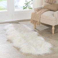 Native Icelandic Sheepskin Ivory Rug