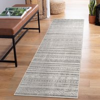 Maia Horizon Washable Grey Rug Runner