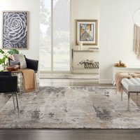 Contemporary Tangra TNR05 Grey Multi Rug