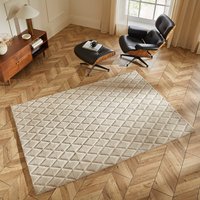 Priory PRI103 Taupe Wool Rug by Concept Looms x Sarah Gare