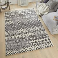 Somerset SOM104 Anthracite Rug by Concept Looms