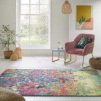 Art 108 Abstract Multi Rug by Concept Looms