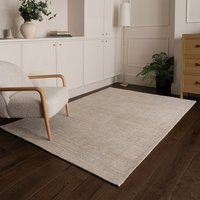 Hazy Putty Contemporary Plain Rug