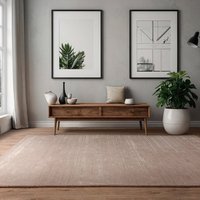 Henley Putty Plain Viscose Rug