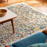 Gallery Cubik United 2094 Indoor Outdoor Washable Eco Rug