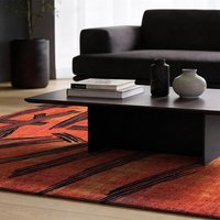 Kanji Ginger Chocolat 2069 Indoor Outdoor Washable Eco Rug