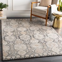 Indigo Lotus Black Heritage Rug