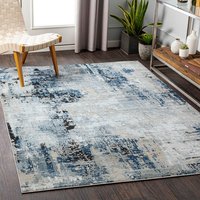 Jolie Lena Marble Denim Abstract Rug