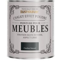 Rust-Oleum Peinture pour meubles mate effet poudré - Charbon Naturel