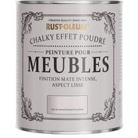 Rust-Oleum Peinture pour meubles mate effet poudré - Craie Blanche