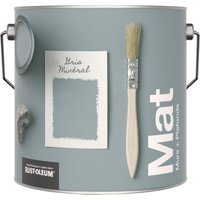 Rust-Oleum Peinture pour murs et plafonds mate lessivable - Gris Minéral