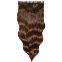 Chocolate Volumizer Clip In Human Hair Extensions