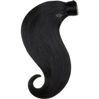 JET BLACK - WRAP PONYTAIL CLIP IN HAIR EXTENSIONS 12 / 16 / 22 INCH