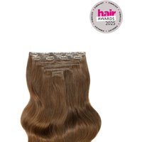 Chocolate - Invisible 20" Deluxe Clip In Remy Human Hair Extensions 200g