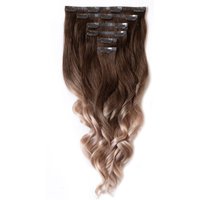 Vanilla Frappe Superior 22" Silk Seamless Clip In Hair Extensions 230g