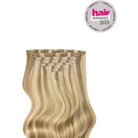 Latte Blonde - Invisible 20" Deluxe Clip In Remy Human Hair Extensions 200g