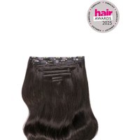 Brown Black - Invisible 20" Deluxe Clip In Remy Human Hair Extensions 200g
