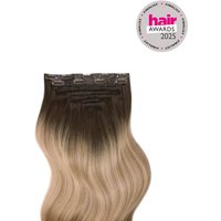 Coffee Caramel - Invisible 20" Deluxe Clip In Remy Human Hair Extensions 200g