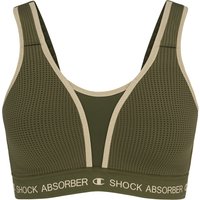 Shock Absorber Ultimate Run Bra Padded - Olive Night - 34B - Women's Sports Bra