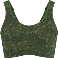 Shock Absorber Multi Sports Support Bra - Bronze Green Print - 36DD - Women's Sports Bra