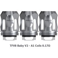 SMOK TFV8 Baby V2 Coils - 0.17Ω Baby V2 A1 Single Coil, 3 PACK