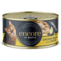 Encore CAdult Wet Cat Food Tin Chicken & Cheese - 70g x 16