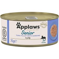 Applaws Senior Wet Cat Food Tuna With Sardine 24 x 70g
