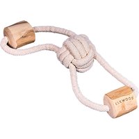 Elkwood Coffee Wood Knot Dumbell Dog Toy