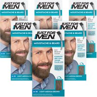 Just For Men Moustache & Beard Light-Medium Brown Hair Dye M-30