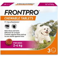 FRONTPRO Chewable Tablets Flea & Tick Treatment for Dogs