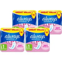 Always Sensitive Normal Ultra Sanitary Towels Size 1 16 Pads