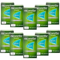 Nicorette 2mg Original Gum 105 Pieces