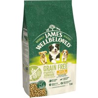 James Wellbeloved Dry Dog Grain Free Puppy / Junior Turkey & Veg 1.5kg