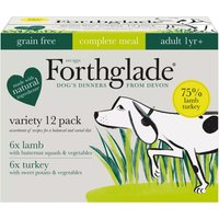 Forthglade Adult Dog Grain Free Variety Lamb&Turkey&Veg 395g 12pk
