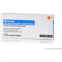 Malarone 250mg/100mg tablets