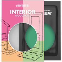 Rust-Oleum Green Matt Interior Wood Paint - Emerald 10ml