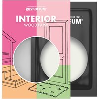 Rust-Oleum White Matt Interior Wood Paint - Steamed Milk 10ml