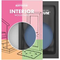 Rust-Oleum Blue Satinwood Interior Wood Paint - Blue River 10ml