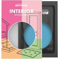 Rust-Oleum Blue Satinwood Interior Wood Paint - Cerulean 10ml