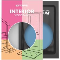 Rust-Oleum Blue Satinwood Interior Wood Paint - Cornflower Blue 10ml