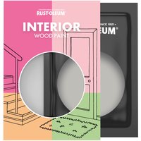 Rust-Oleum Grey Satinwood Interior Wood Paint - Flint 10ml