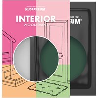 Rust-Oleum Green Satinwood Interior Wood Paint - The Pinewoods 10ml